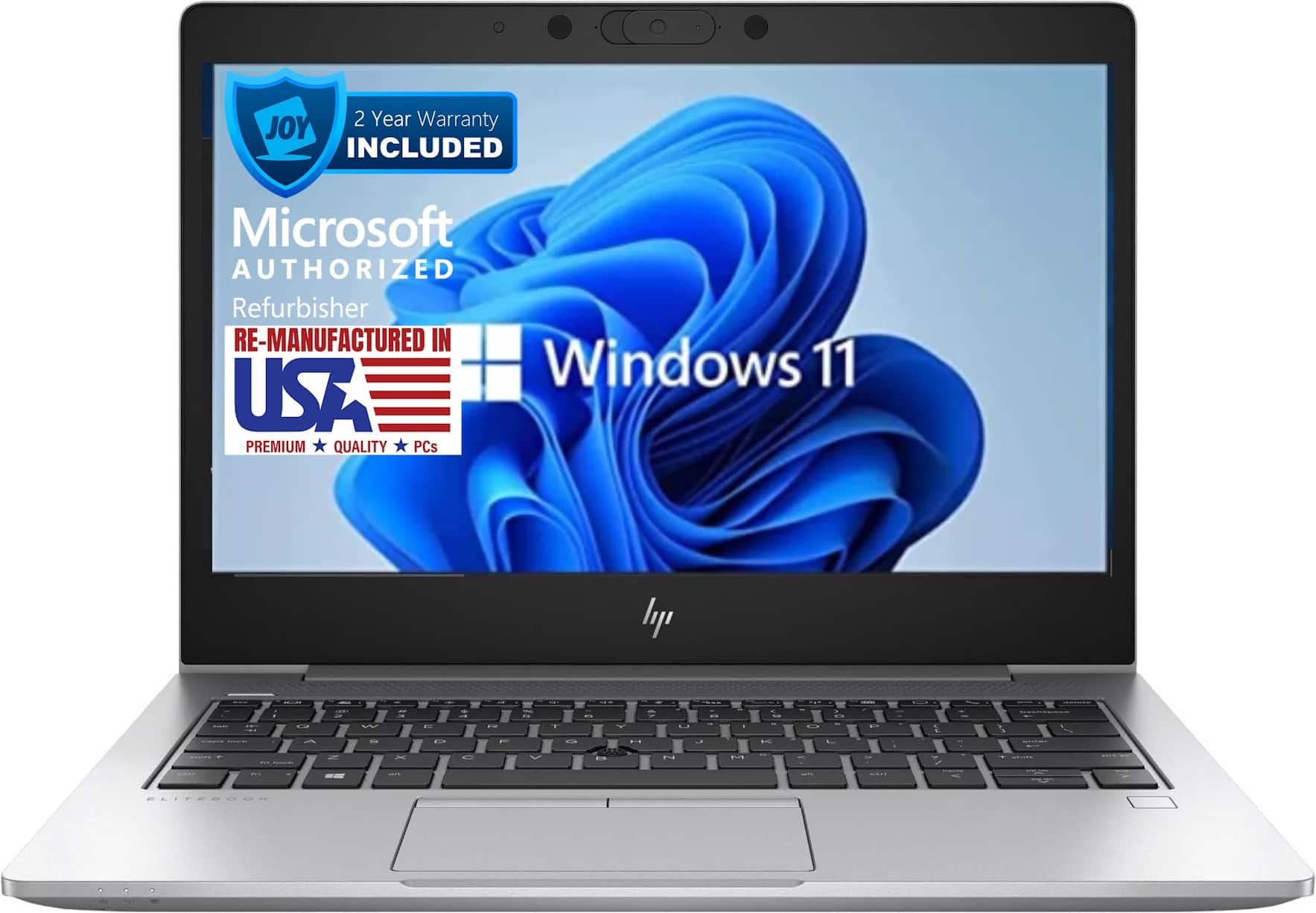 HP - 830 G6 13.3" Refurbished Laptop - Intel 8th Gen Core i7 with 32GB Memory - Intel UHD Graphics 620 - 1TB SSD - Silver - Front_Zoom