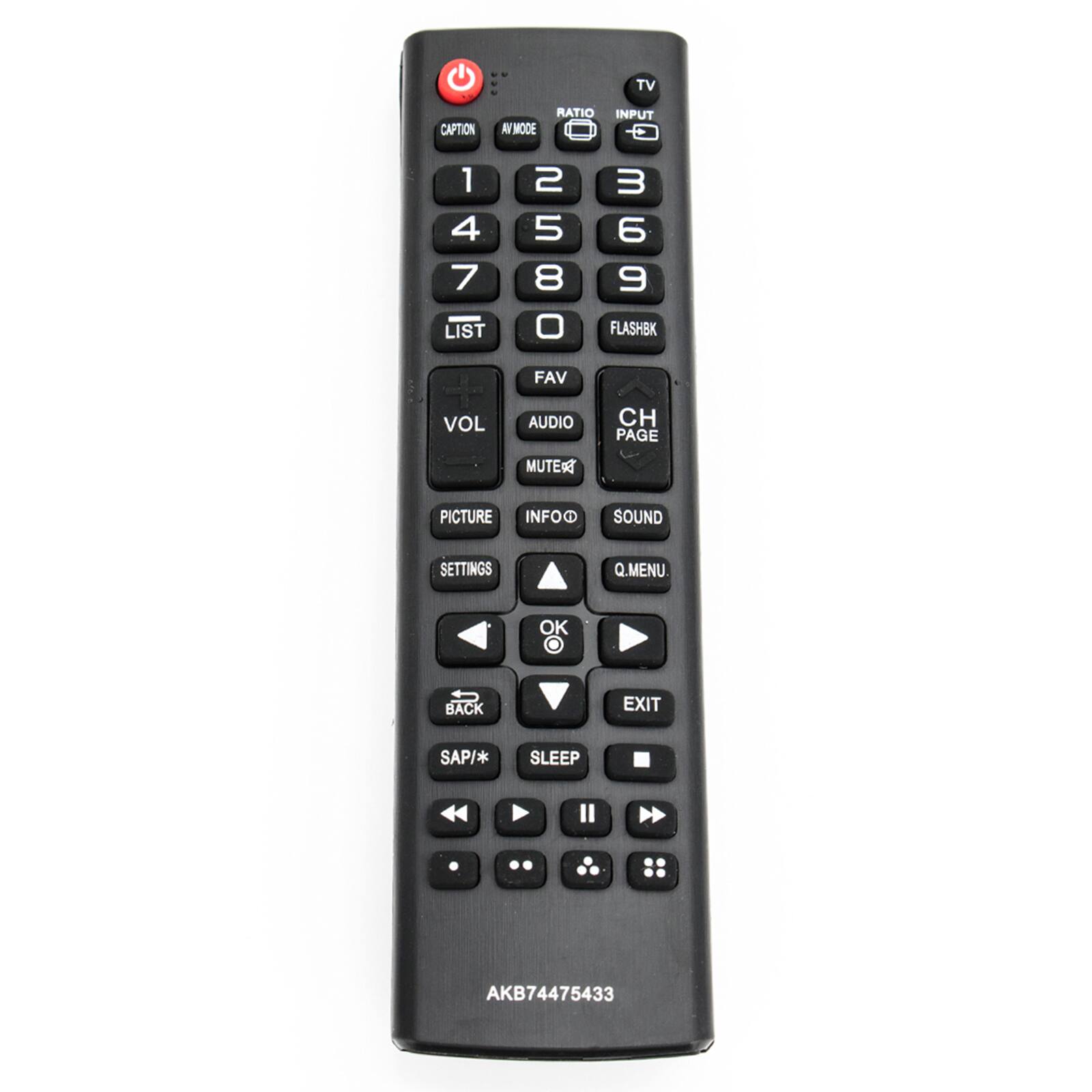 ALLIMITY - Replacement Remote Control AKB74475433 AGF76631028 AKB73975711, Fit for LG Television AKB73975711 AKB73575722 AKB7447545 - Black