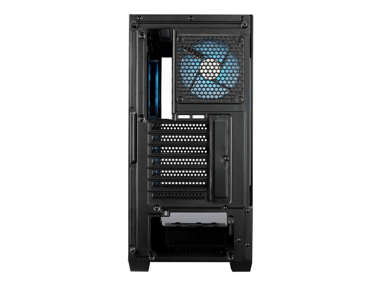 Alt View 7. Cooler Master - elite series e690-khnn-s00 computer case - mid-tower - black - woo - Black.