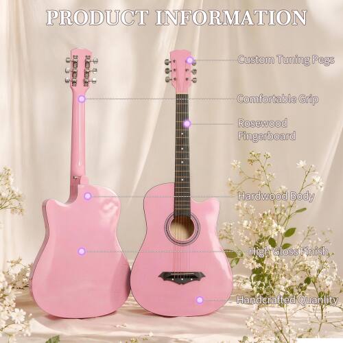PRODUCT INFORMATION  
Custom Tuning Pegs  
Comfortable Grip  
Rosewood Fingerboard  
Hardwood Body  
High Gloss Finish  
Handcrafted Quality