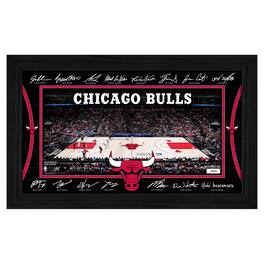 Highland Mint - Chicago Bulls 2025 Signature Court Framed Picture - Multicolor
