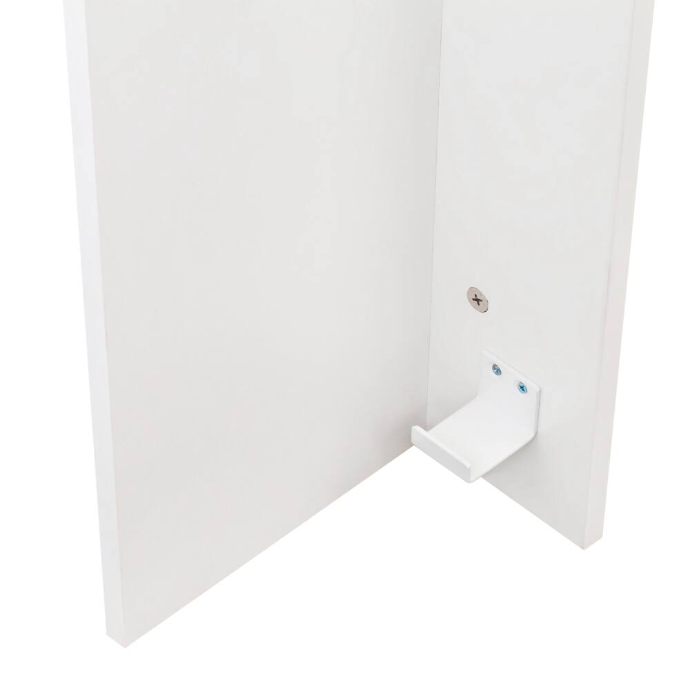 Alt View 6. Lirago - Extendible Rectangular Dining Table Multifunctional Console Desk 30.71"H x 20.08"D x 35.43"W Brown - White.