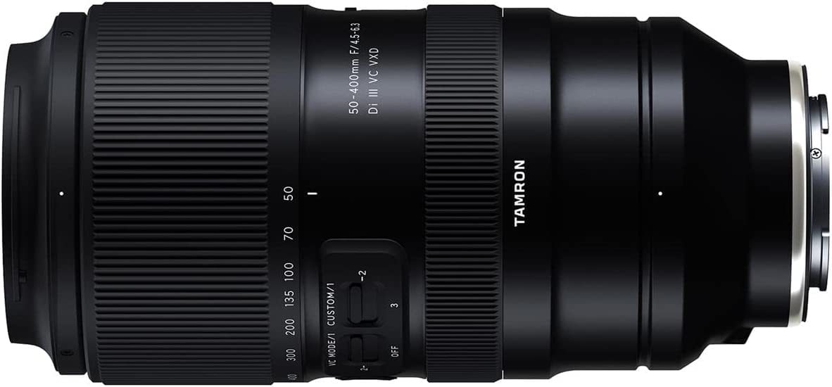 50-400mm F/4.5-6.3 Di III VXD VC  
TAMRON  
CUSTOM/1 MODE/1 VC F/4.5-6.3 VXD VC 50-400mm Di III  
-2 2- 3 OFF