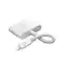 Angle. Belkin - RockStar Lightning to 3.5mm Audio Cable + Audio Charger Splitter, 2-in-1 Aux iPhone Headphone and Charger Adapter - White.