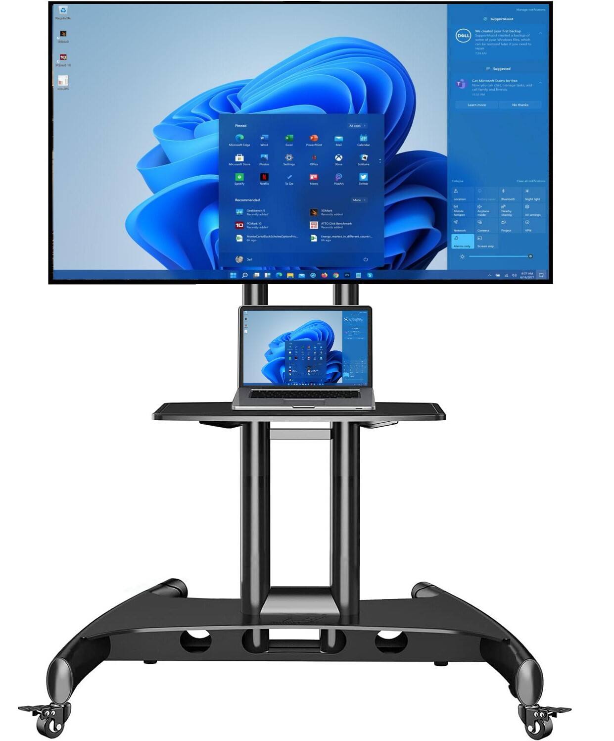 Left. Dell - 4K Interactive Touch Monitor - C6522QT.