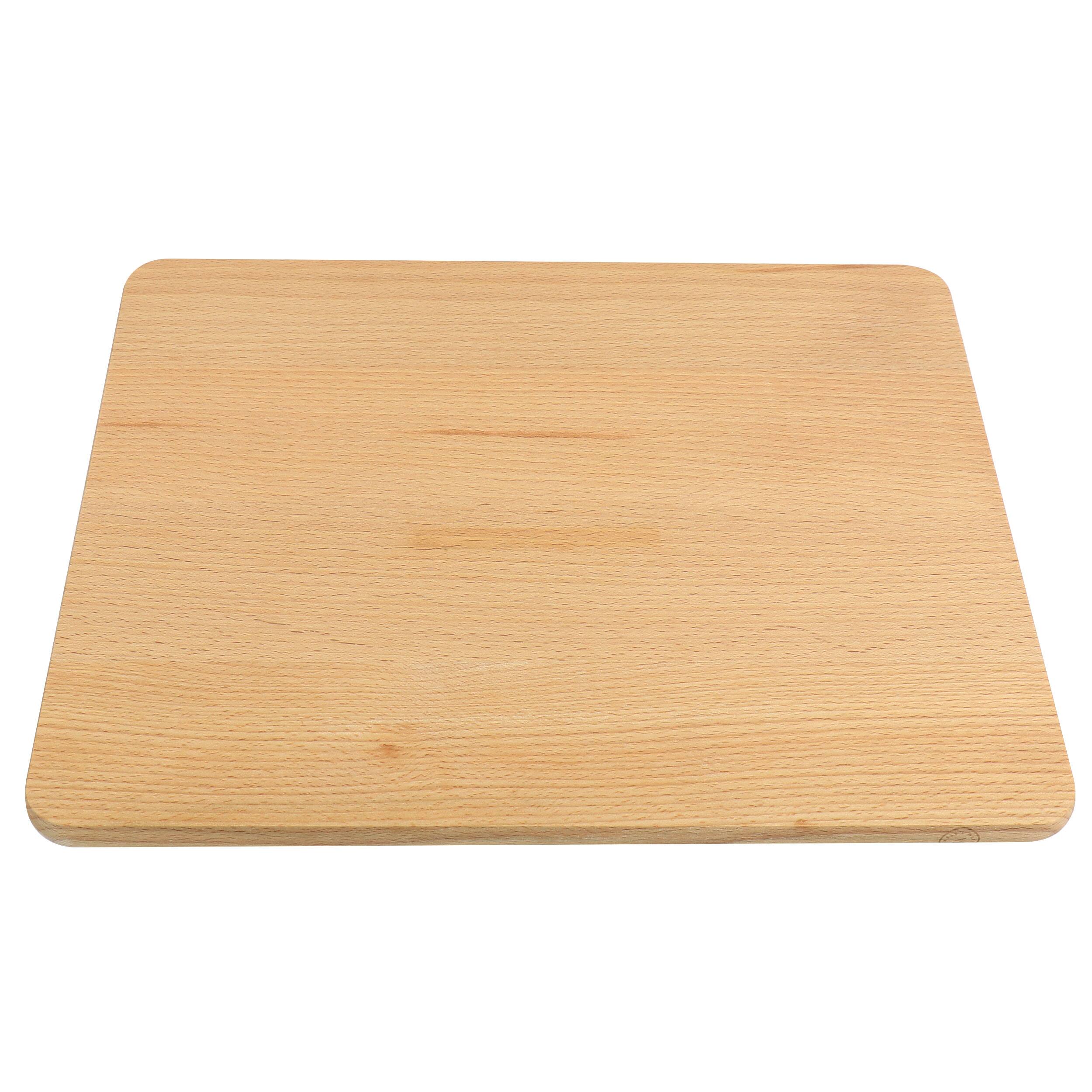 Alt View 3. Martha Stewart - Martha Stewart 14 x 11 inch Beech Wood Cutting Board - Light Brown.