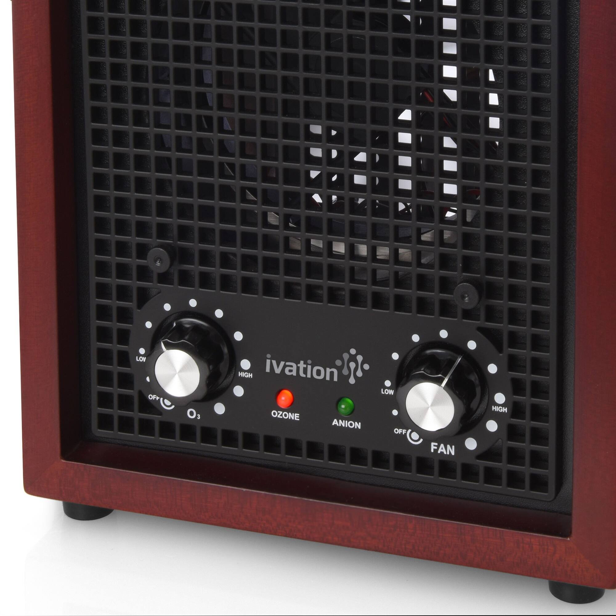 LOW OFF O3 HIGH ivation OZONE ANION OFF FAN