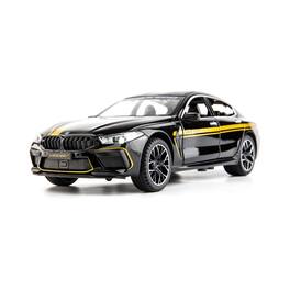 Circuit Terra - BLACK YELLOW STRIPES DIE-CAST MODEL CAR - Black/Yellow