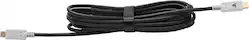 PowerA - USB-C to USB-C 10 ft. Cable for PlayStation5 - Black - Front_Zoom