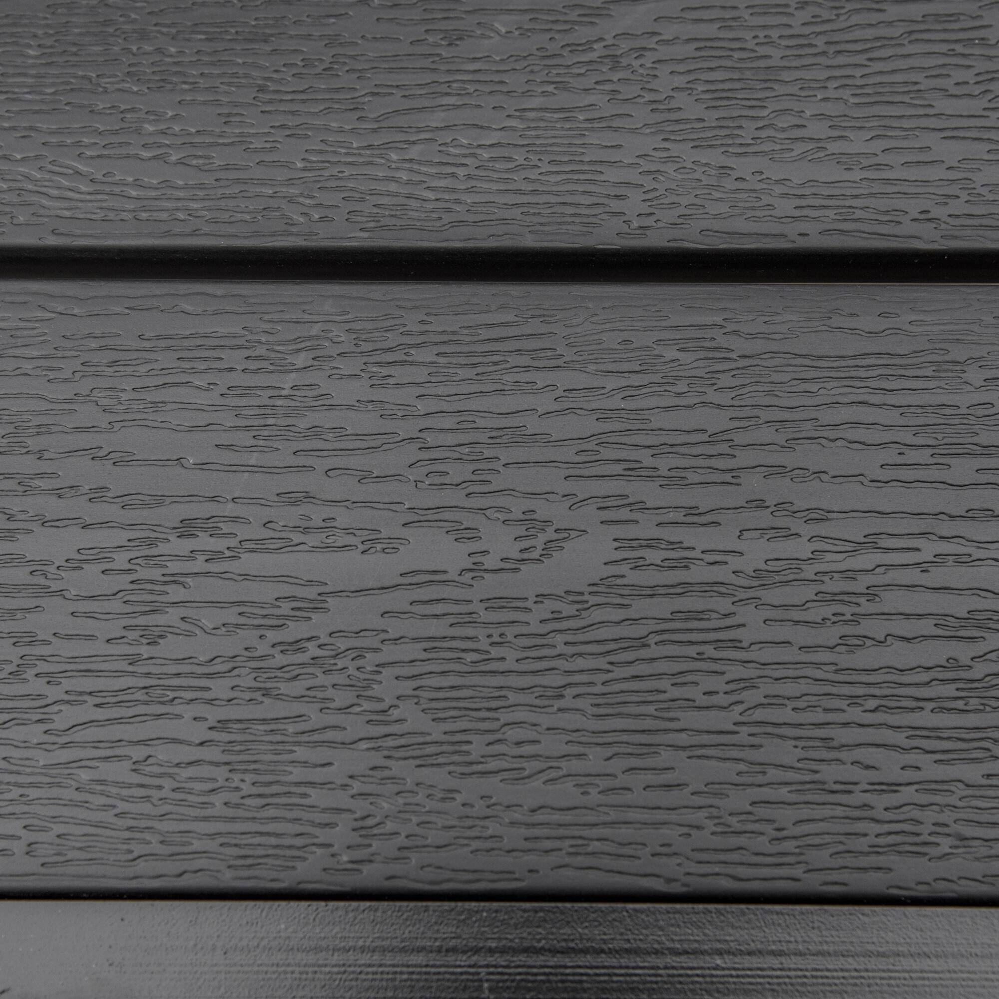 Alt View 8. Outsunny - Outdoor Dining Table for 4 Person, Square Patio Table, Aluminum Metal Legs for Garden, Lawn, Patio - Black.