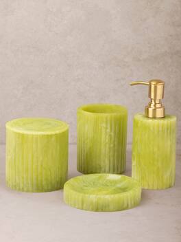 GAURI KOHLI - Porto Bath Accessories - Mantis Green