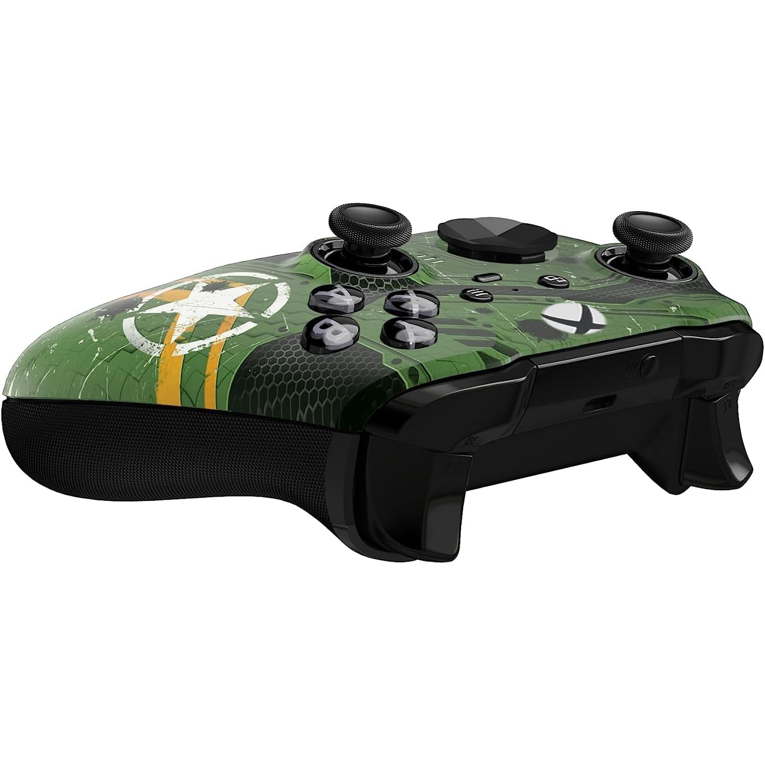 Back. Custom Controllerzz - Custom Elite Series 2 Wireless Controller for Xbox Series X, Xbox Series S, Xbox One - WWII v2.