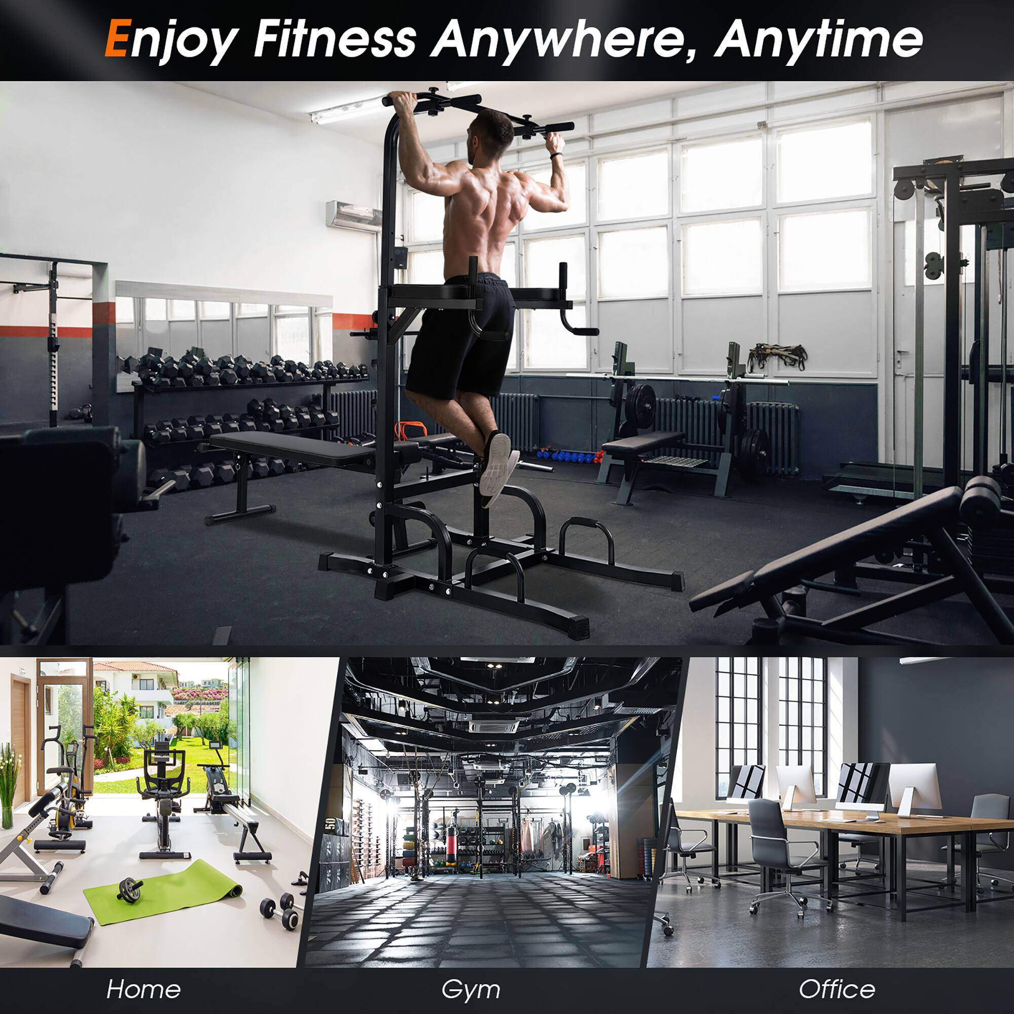 Enjoy Fitness Anywhere, Anytime: Home Gym, Office