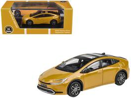 2023 Toyota Prius Maximum Yellow with Black Top and Sun Roof 1/64 Diecast Model Car by Paragon Models - Yellow and Black