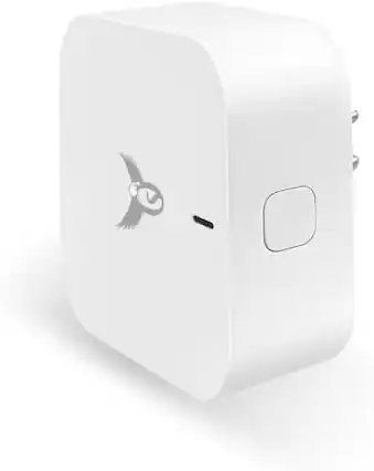 Front. Osprey - Wireless Smart Gateway Hub, 5V 1A, Alexa & Google Home Compatible for Smart Home Automation.
