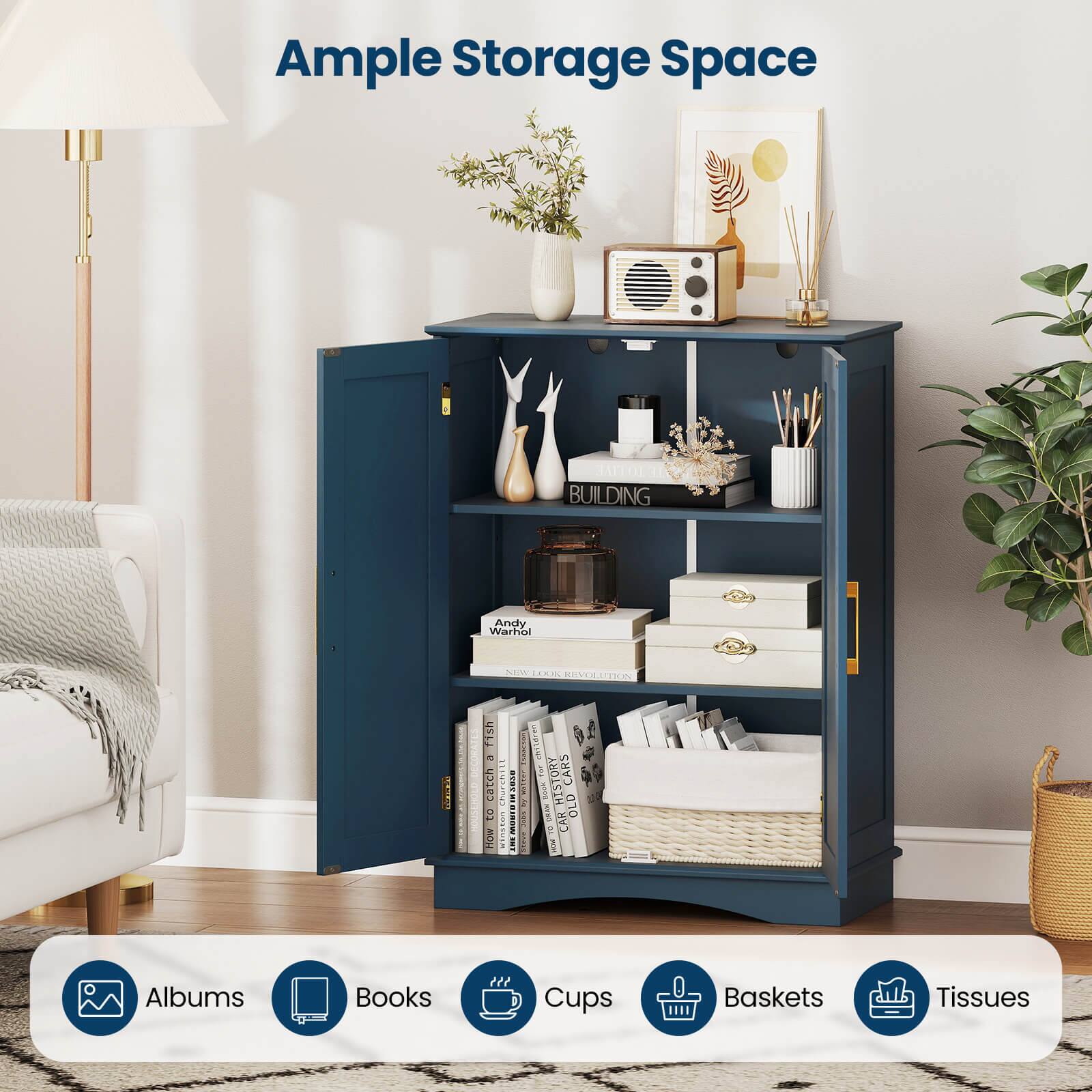 Ample Storage Space

- Albums
- Books
- Cups
- Baskets
- Tissues