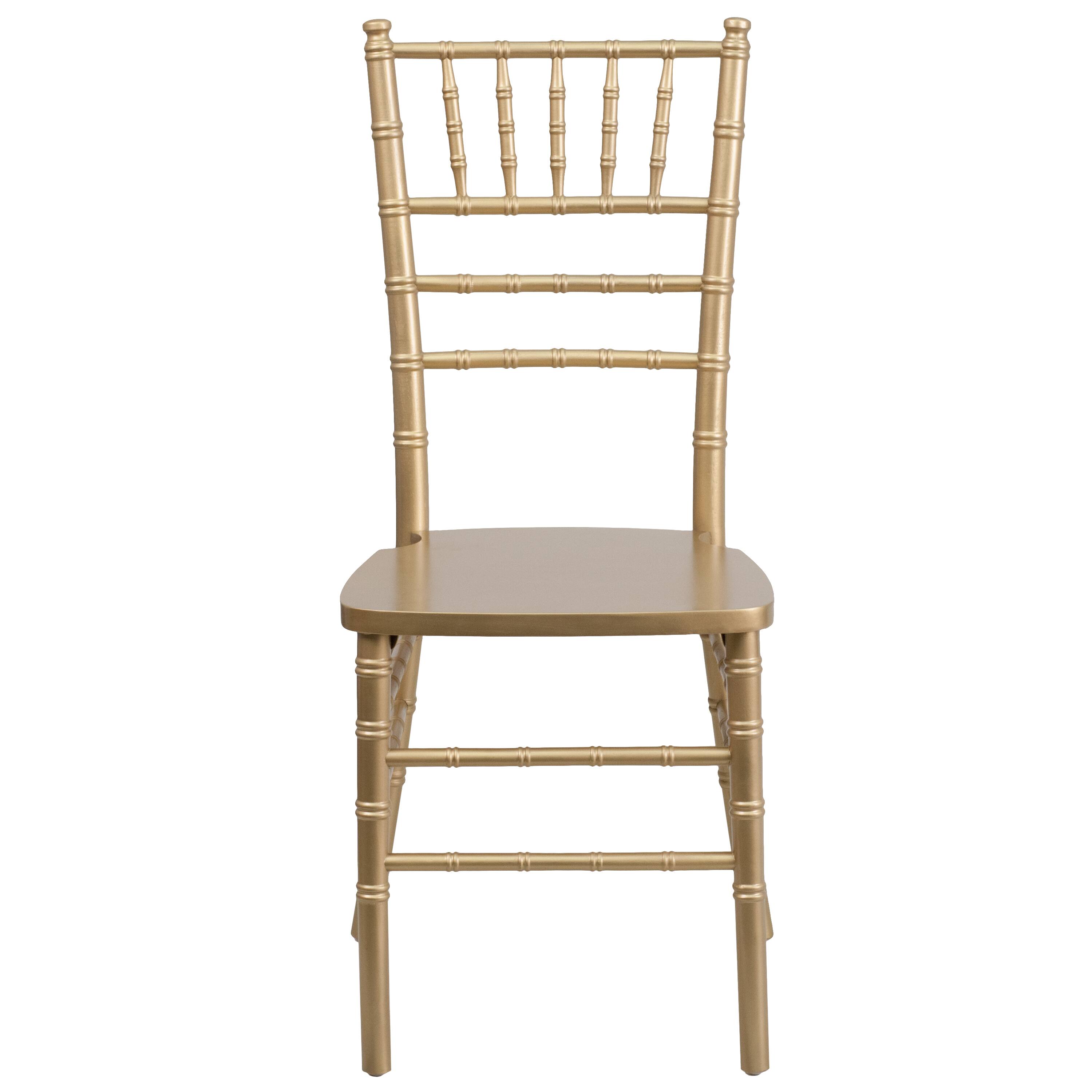 Alt View 7. Emma + Oliver - Wedding & Event Wood Chiavari Dining Chair - Gold.