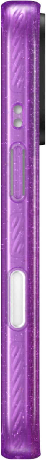 Left. CASETiFY - Apple iPhone 17 Pro Max Impact Case - Purple Glitter.