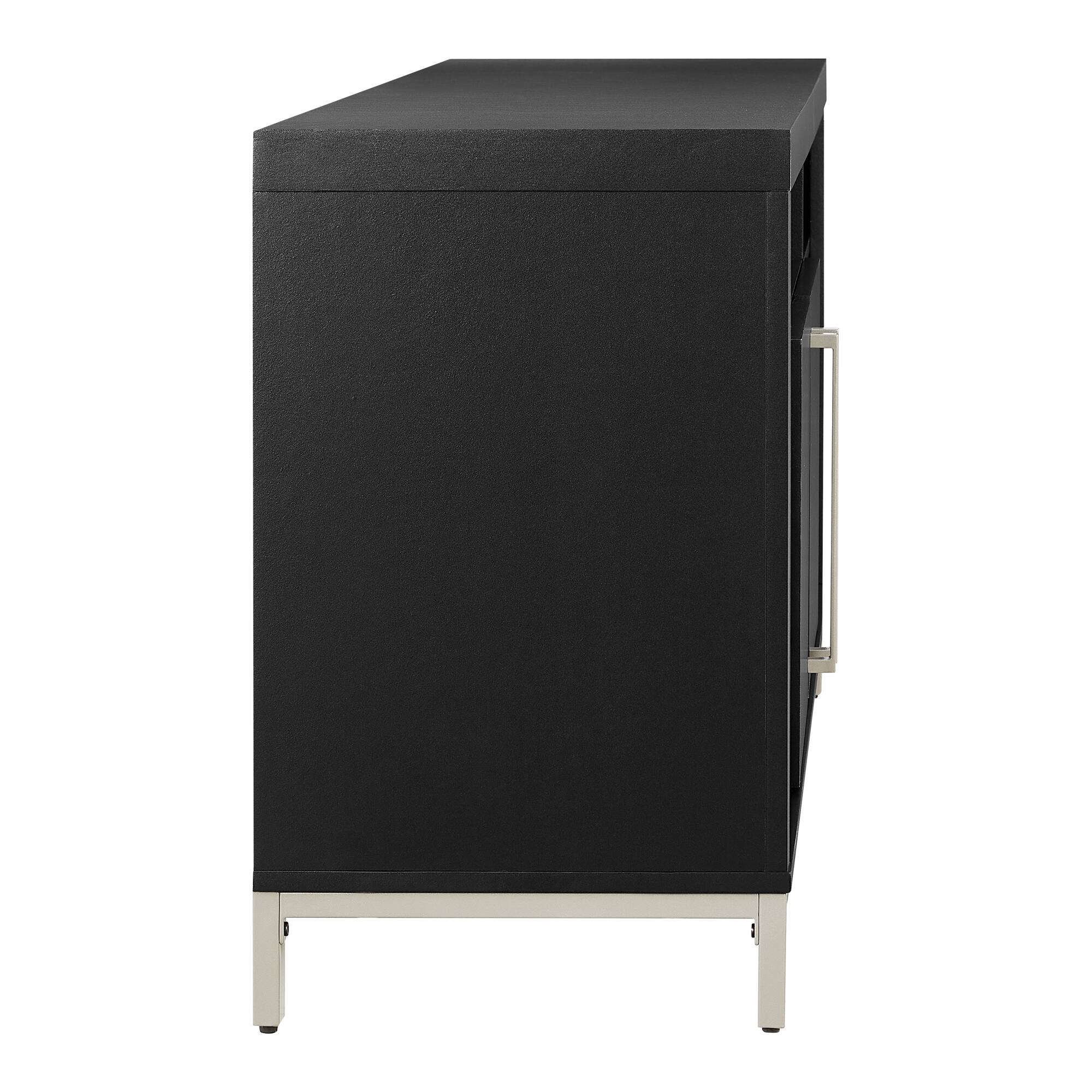 Alt View 35. Insignia™ - TV Stand for Most TVs Up to 80” with Gaming Nook - Black.