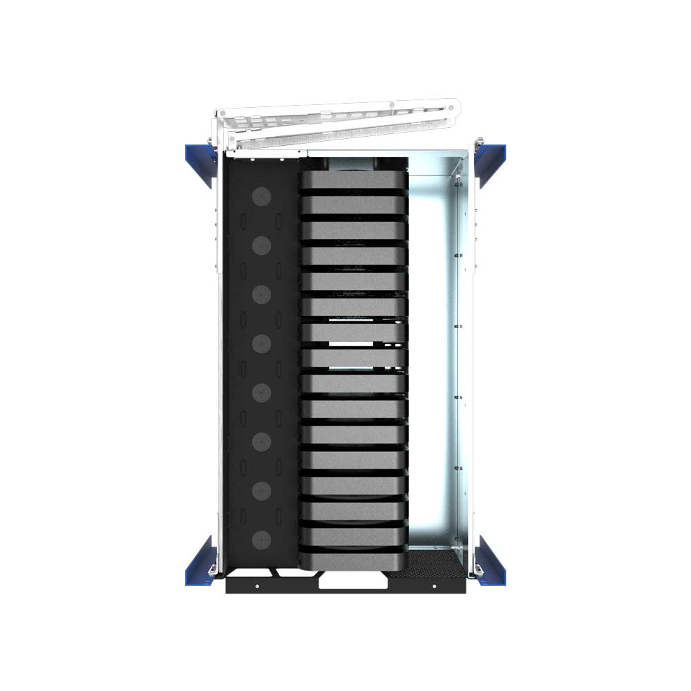 Alt View 1. RackSolutions - RackSolutions 5U HyperShelf for 16 Apple Mac Mini (2010-2023) - Black.