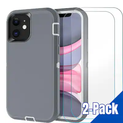 Entronix Heavy Duty Bundle for iPhone 12 Mini Case and Screen