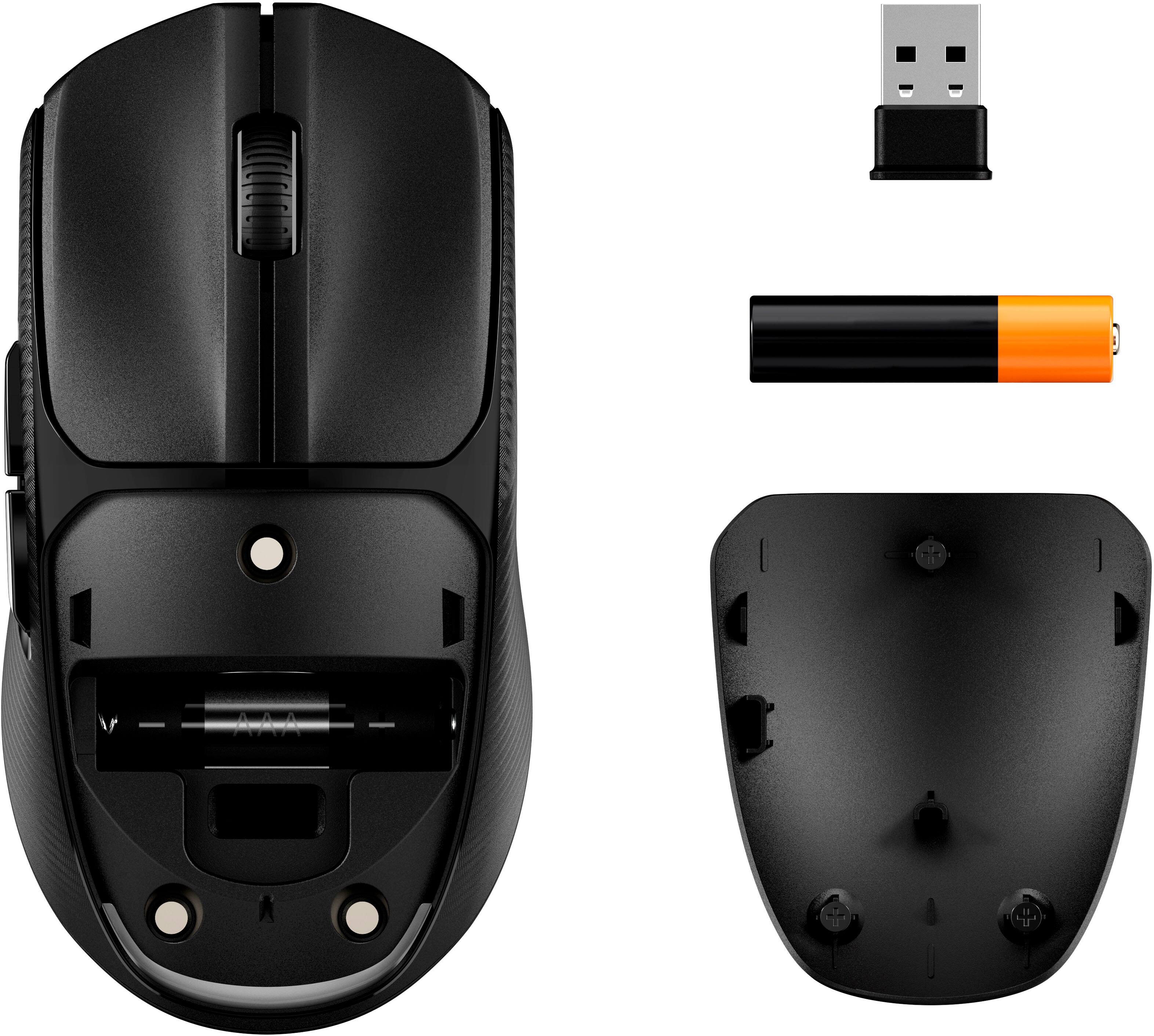 Alt View 11. HyperX - Pulsefire Fuse Lightweight Wireless Optical Gaming Mouse with RGB Lighting - Black.