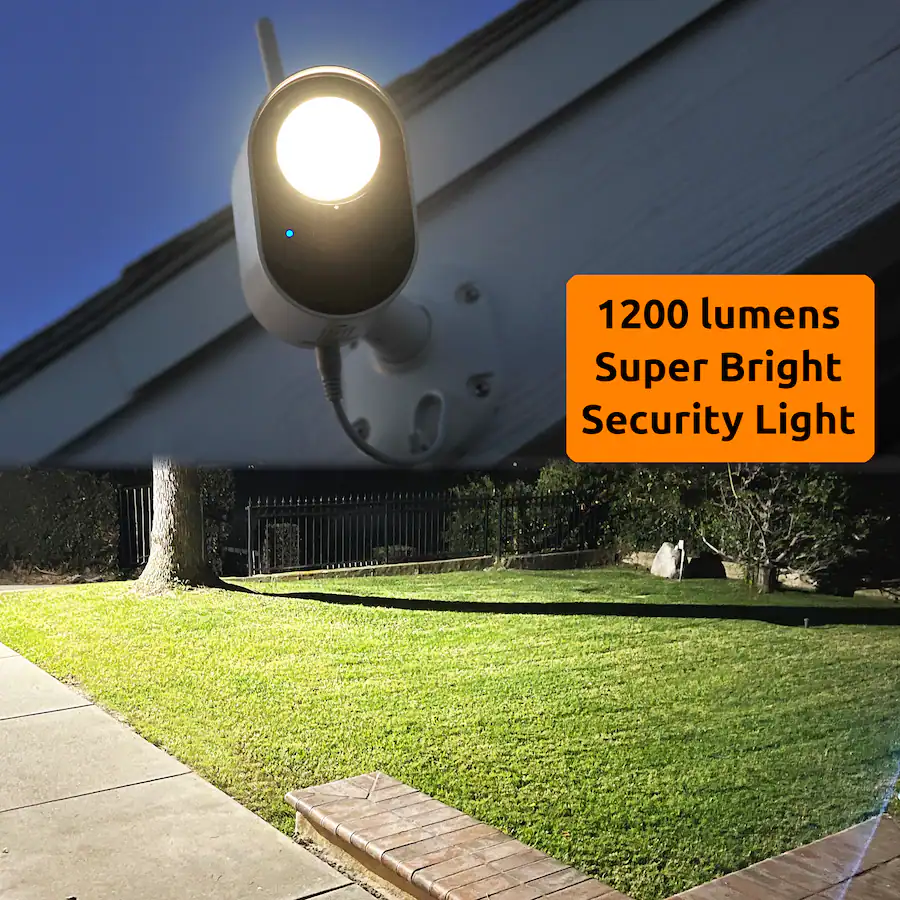 Bright Camera Toucan Super Bright Security Light Camera No Subscription Required ...