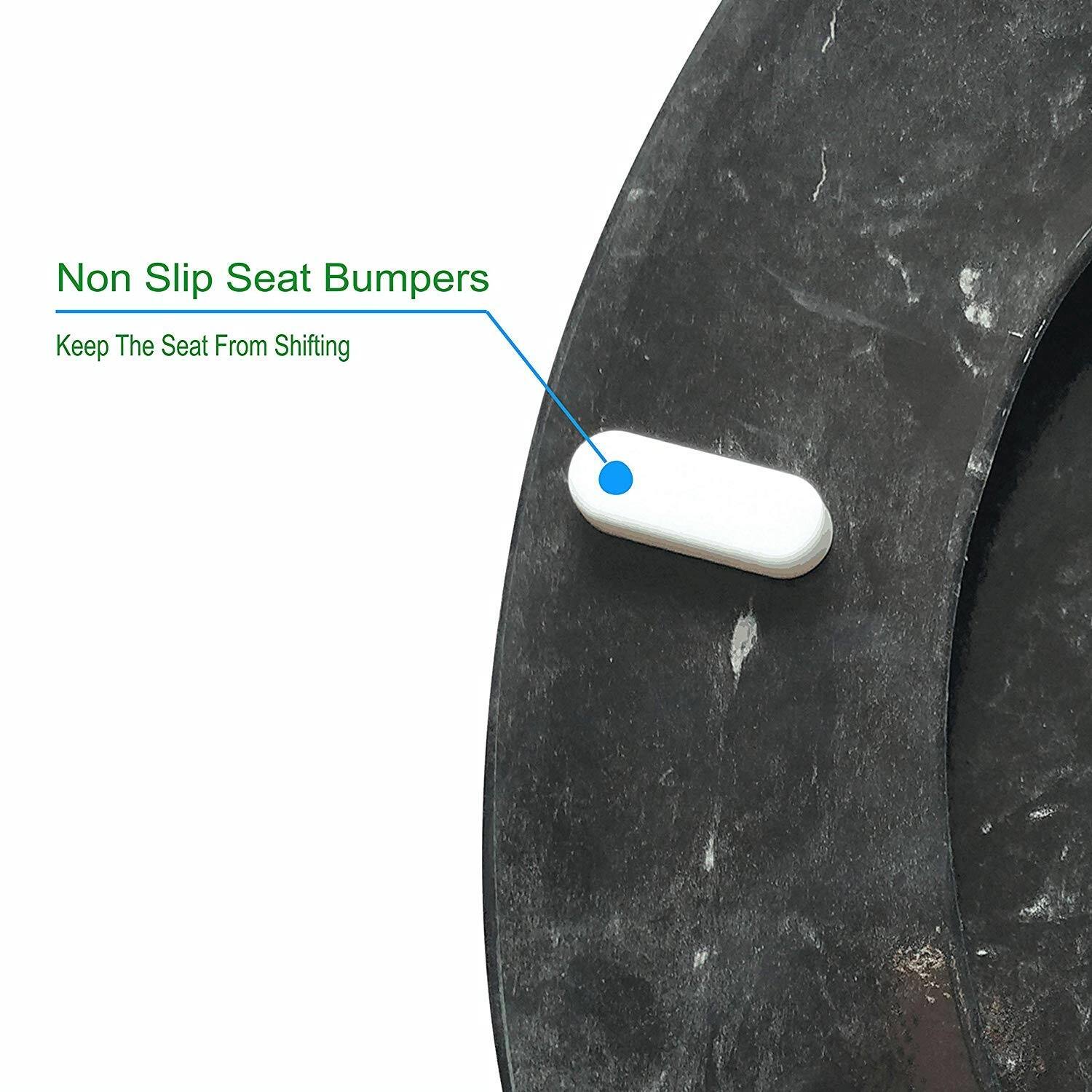 Non Slip Seat Bumpers  
Keep The Seat From Shifting