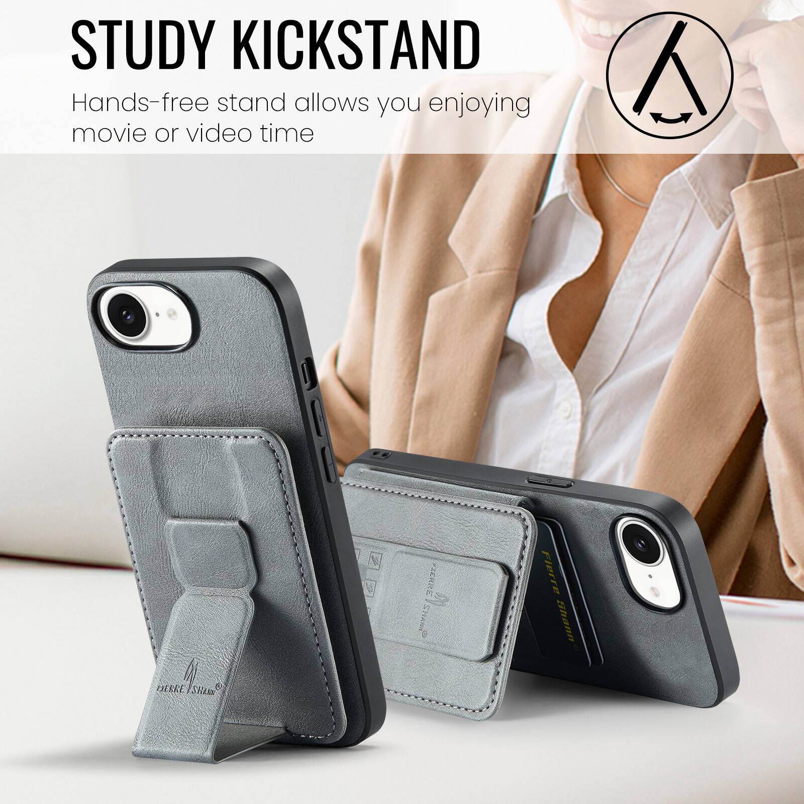 STUDY KICKSTAND  
Hands-free stand allows you enjoying movie or video time