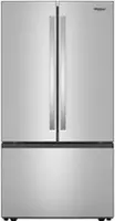 Whirlpool - 31 cu. ft. French Door Bottom Freezer Refrigerator with More space with Family-Sized Capacity - Stainless Steel - Front_Zoom