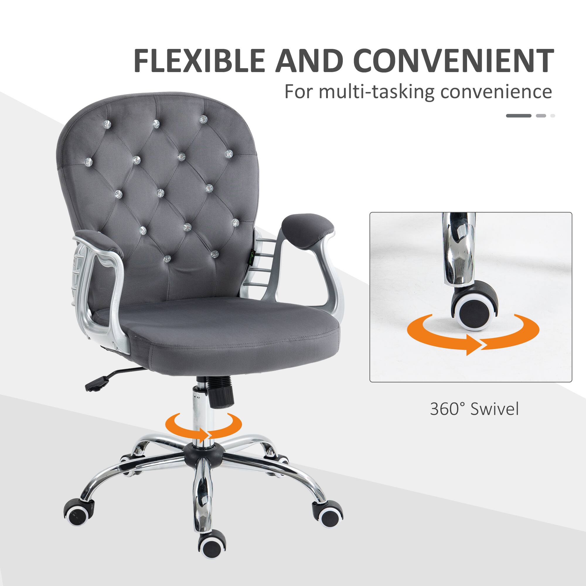 FLEXIBLE AND CONVENIENT  
For multi-tasking convenience  

360° Swivel