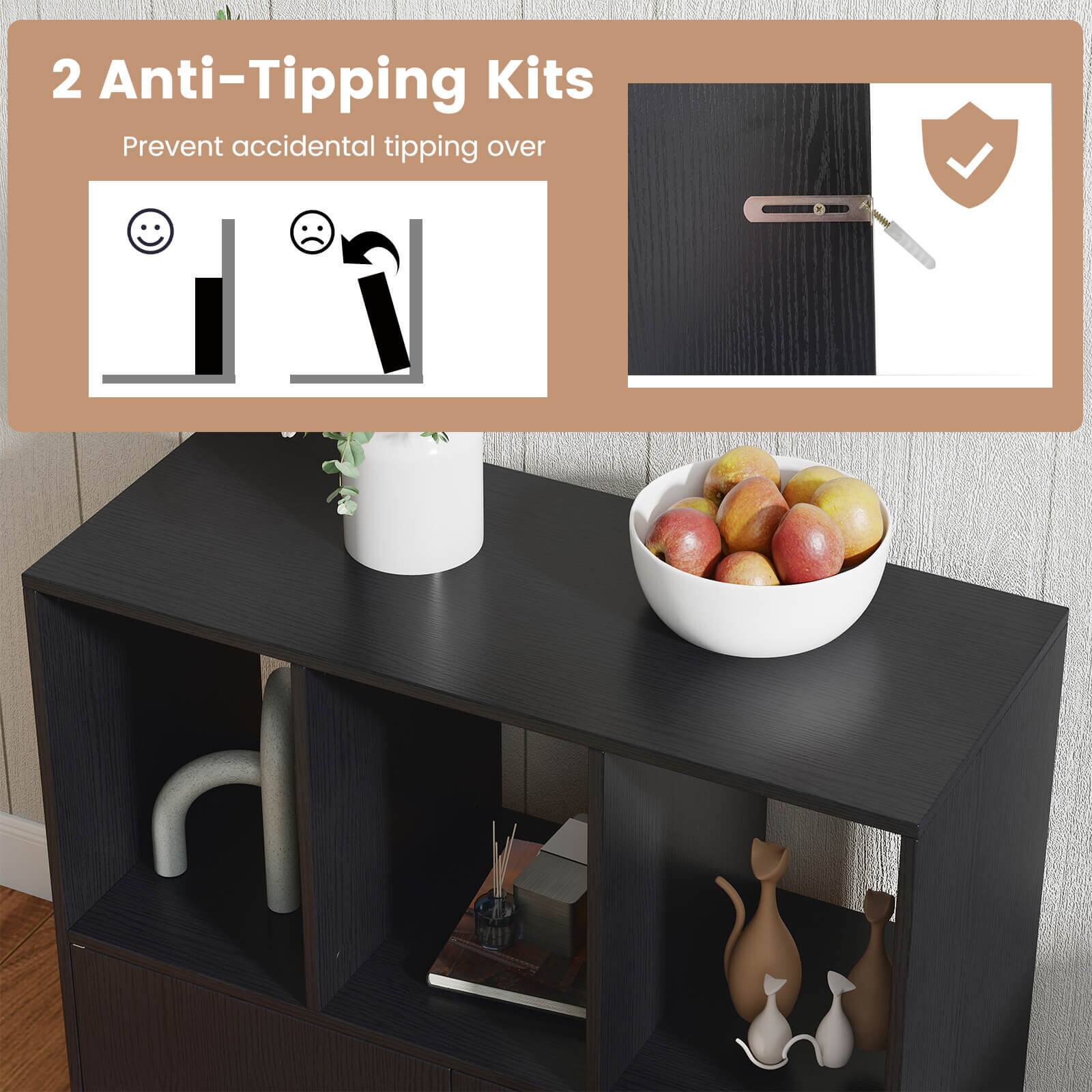 2 Anti-Tipping Kits  
Prevent accidental tipping over