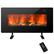 Front. Costway - Costway 36" Electric Fireplace Wall Mounted & Freestanding Heater Remote Control 1500W - Black.