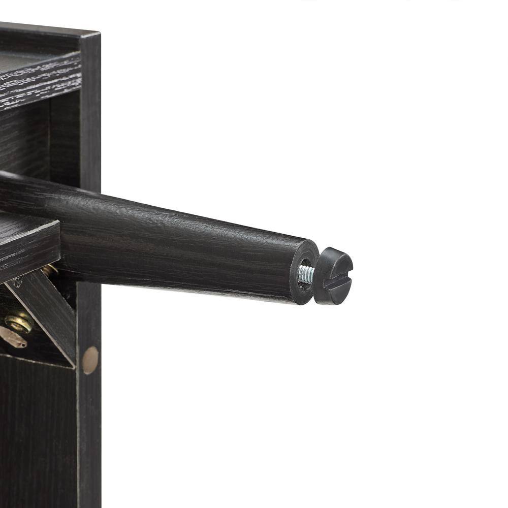 Alt View 6. Crosley Furniture - Liam Vinyl Record Storage Stand - Black.