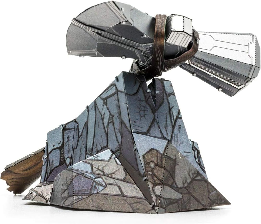Alt View 1. Metal Earth - Metal Earth Marvel Stormbreaker 3D Metal Model Kit Fascinations - Silver.