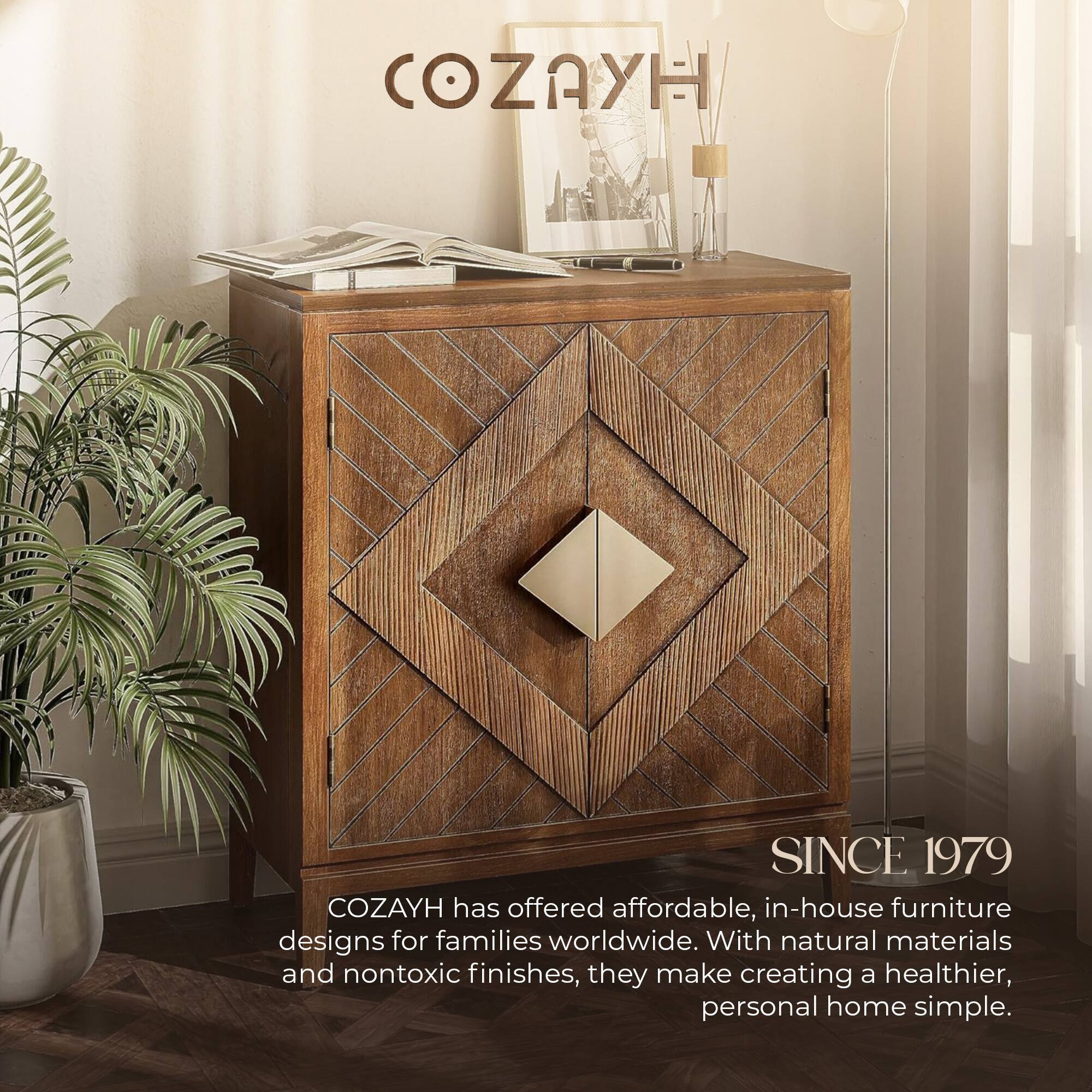 COZAYH has offered affordable, in-house furniture designs for families worldwide. With natural materials and nontoxic finishes, they make creating a healthier, personal home simple.