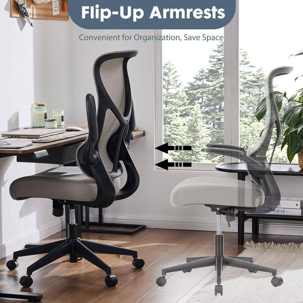 Flip-Up Armrests Convenient for Organization, Save Space