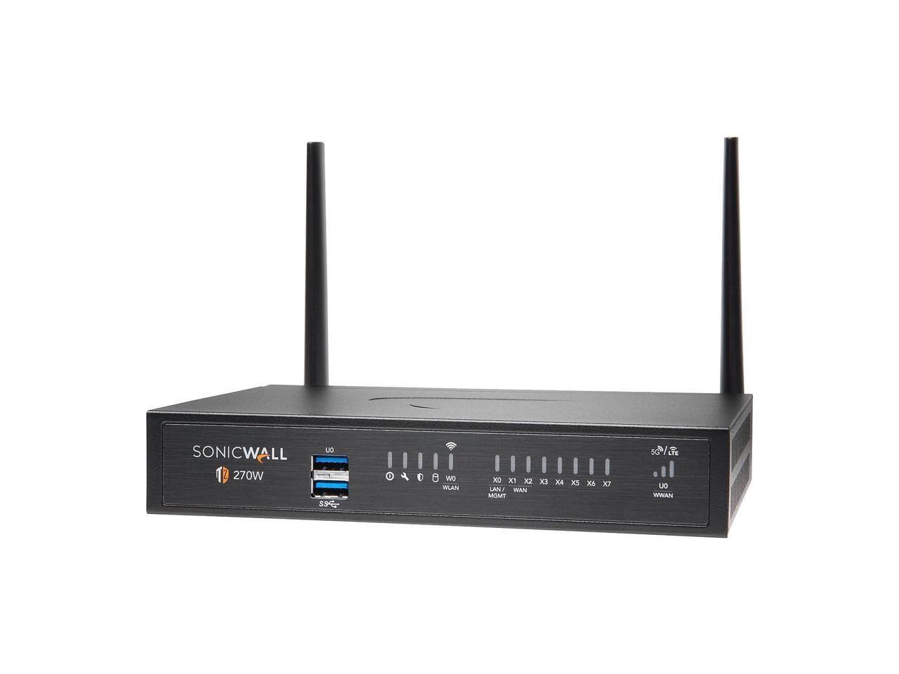 SONICWALL 270W

SS
W0 WLAN
X0 X1 X2 X3 X4 X5 X6 X7
LAN/WAN MOMT
56% LTE
WWAN