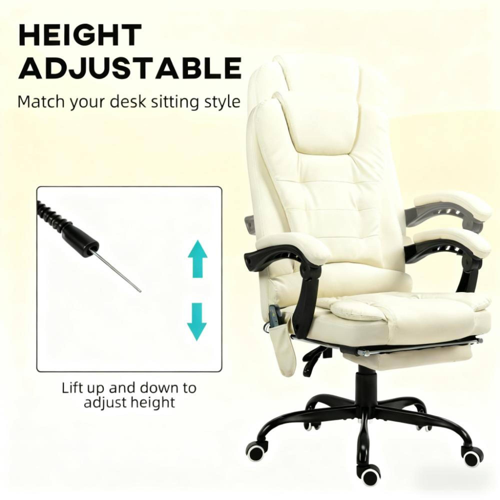 HEIGHT ADJUSTABLE  
Match your desk sitting style  

Lift up and down to adjust height
