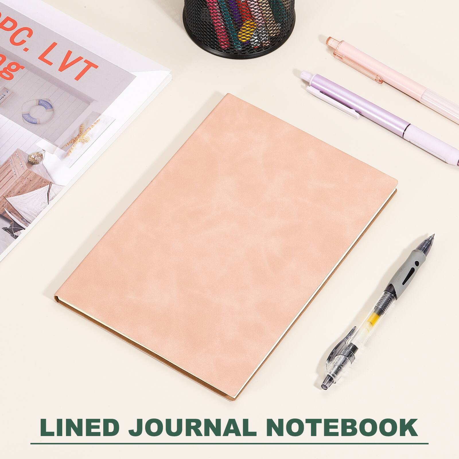 PC. LVT LINED JOURNAL NOTEBOOK