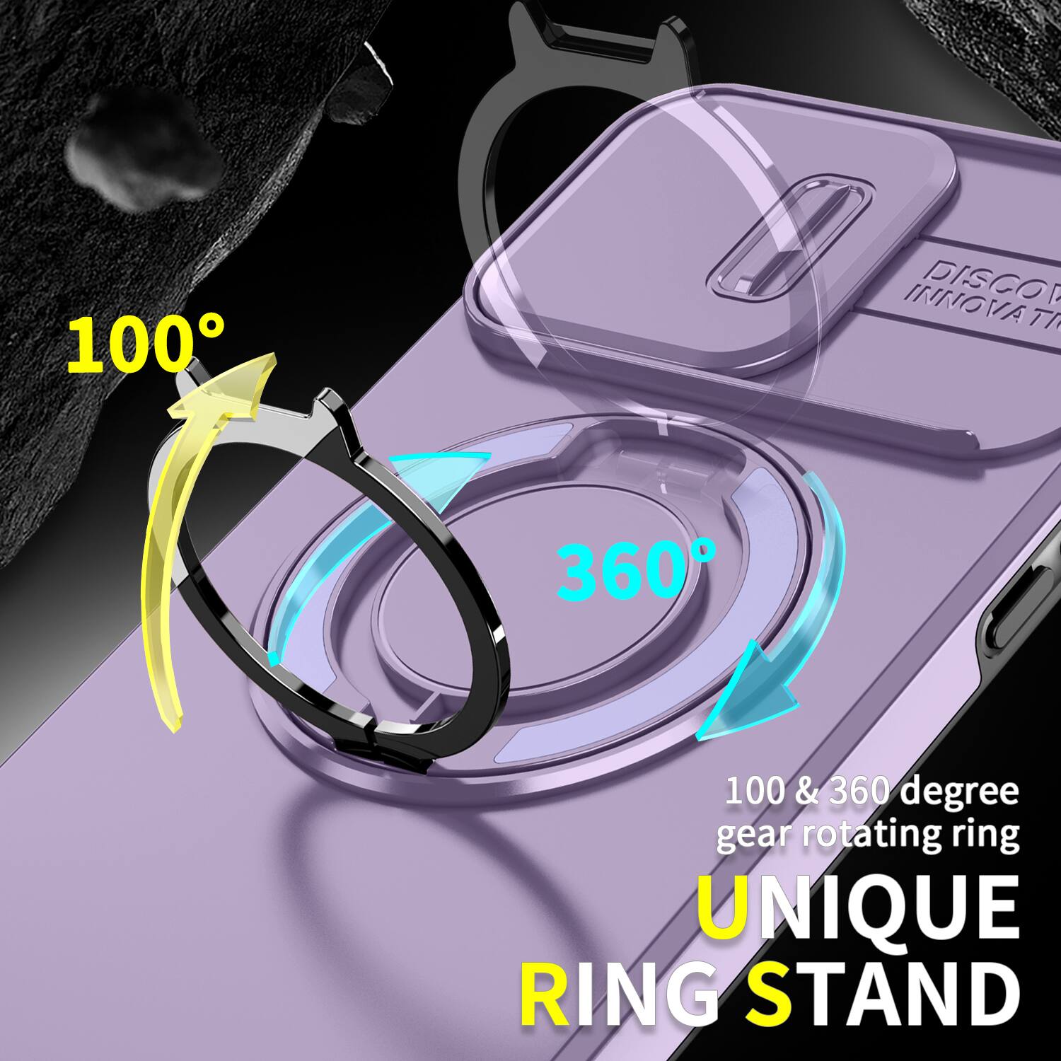 100
INNOVA PISCOT T
360
100 & 360 degree gear rotating ring
UNIQUE RING STAND