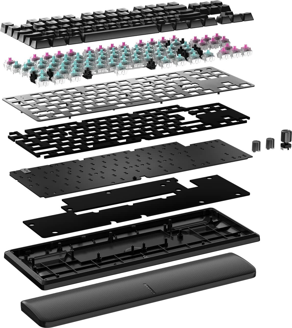 Alt View 26. CORSAIR - K70 PRO TKL Wired Hall Effect Programmable Gaming Keyboard with Rapid Trigger - Black.