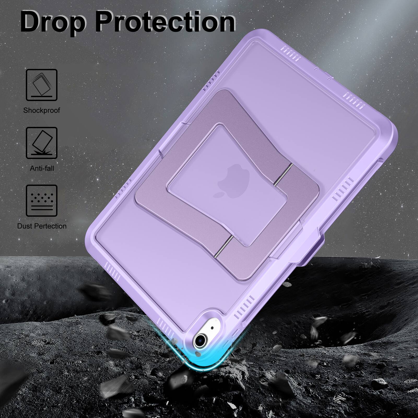 Drop Protection

- Shockproof
- Anti-fall
- Dust Protection