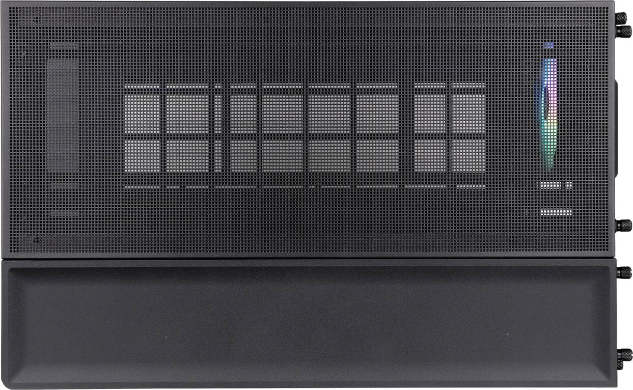 Alt View 11. Thermaltake - View 380 XL TG ARGB Dual-Chamber Chassis with Hidden-Connector Motherboard Support ATX Mid Tower PC Case - Black.