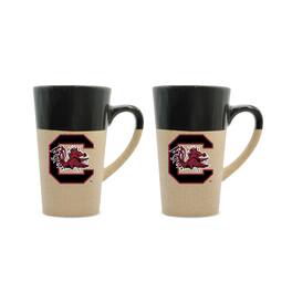 The Fanatic Group - South Carolina Gamecocks 16oz. Two-Pack Ceramic Mug Set - Black