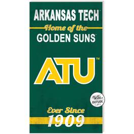 Jardine - Arkansas Tech Wonder Boys 11'' x 20'' Indoor/Outdoor Home Of The Sign - Green