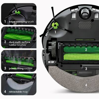 iRobot Roomba Combo j7+ Self Emptying Robot Vacuum & Mop iRobot Roomba Combo j7+ Self Emptying Robot Vacuum & Mop