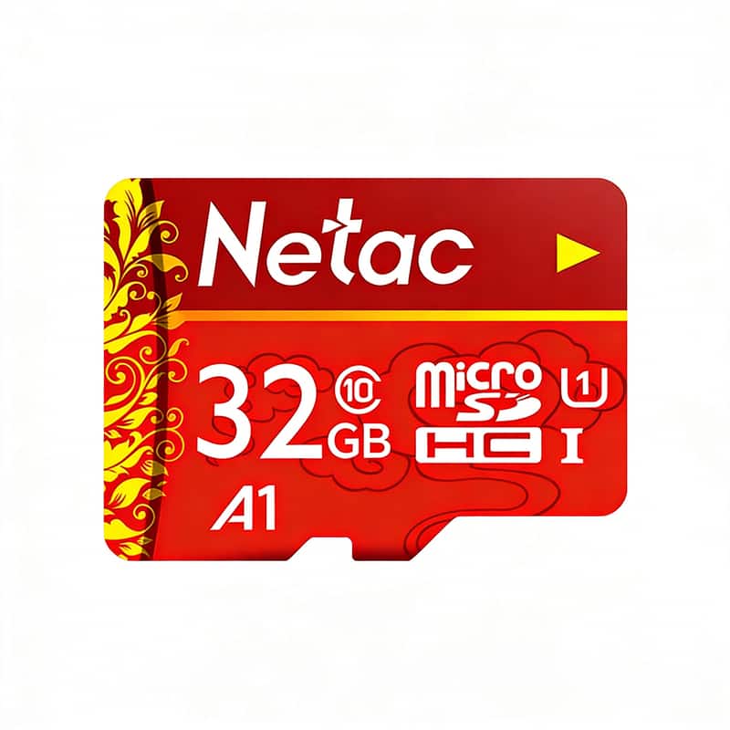 Netac - 32GB microSDHC Memory Card A1 U1 Class 10 for Dashcams, Security Cameras & Mobile Devices