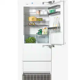 Miele - KFN 9855 iDE 30" PerfectCool 14.1 Cu. Ft. Built-In Refridgerator with Bottom-Freezer - Custom Panel Ready