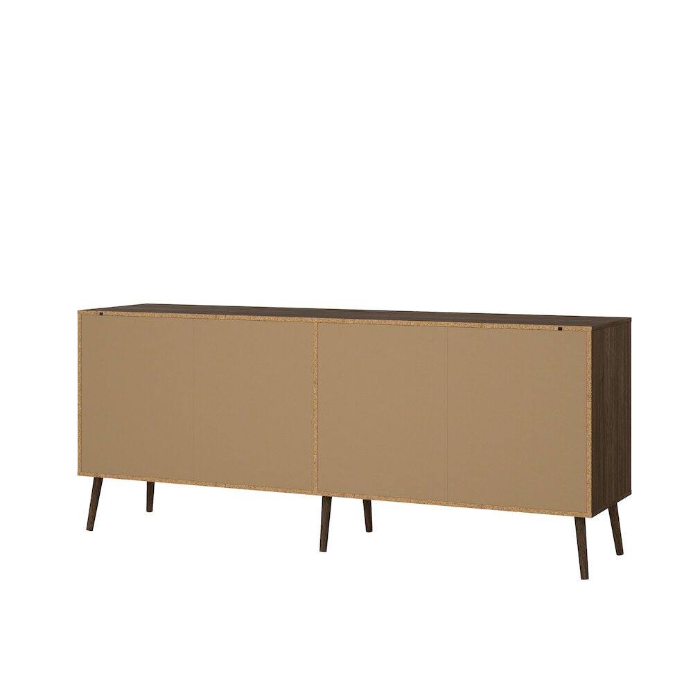 Alt View 2. Tvilum - Tone 8 Drawer Double Dresser, Mocha Oak - Brown.